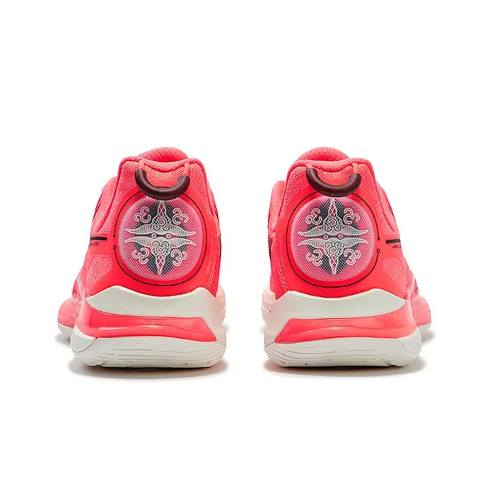 361° DVD2 Cushioning Anti Slip Wear Resistant Breathability Low Top Basketball Shoes Men's Pink-3