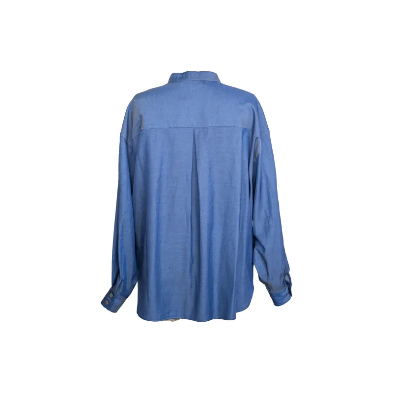 ROEYSHOUSE Shirt Women's Denim Blue-1