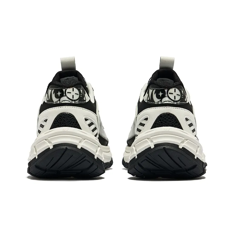 Erke Hung Feather Anti Slip Wear Resistant Low Top Casual Shoes Men's Panda Color Scheme-3