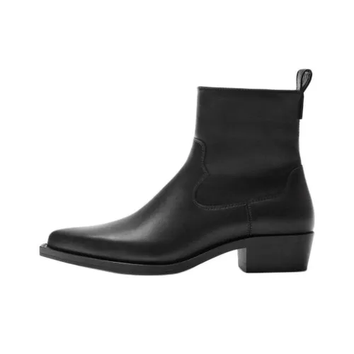 ZARA Ankle Boots Men Black