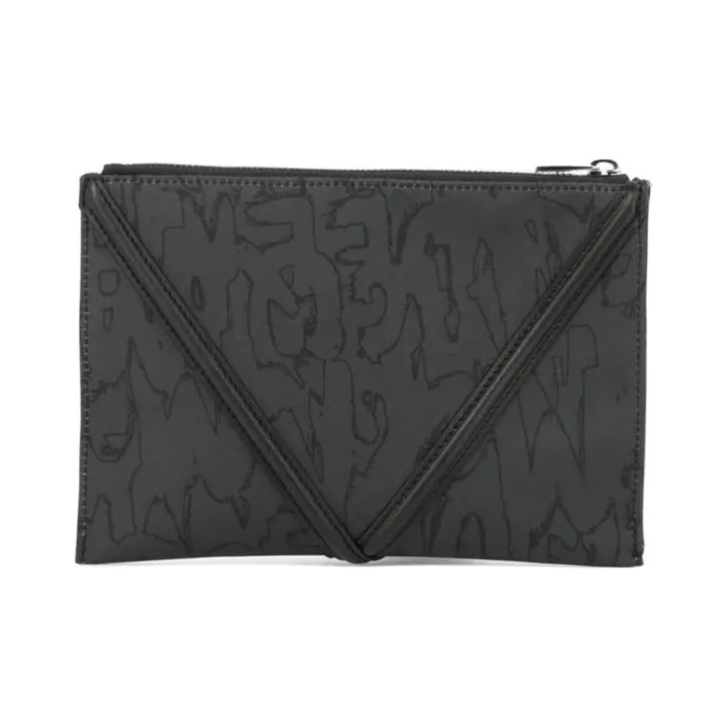 Alexander McQueen Nylon Clutch Small Size Men's Gray-2