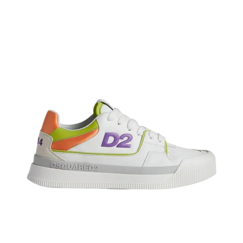DSQUARED 2 Logo Embossed Lace Up Sneakers Women's-1