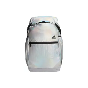 Adidas YG FLAP BP Recyclable Polyamide Backpack Regular Unisex Light Silver