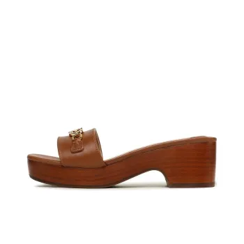 Polo Ralph Lauren Slide Slippers 5.5cm Women's Brown