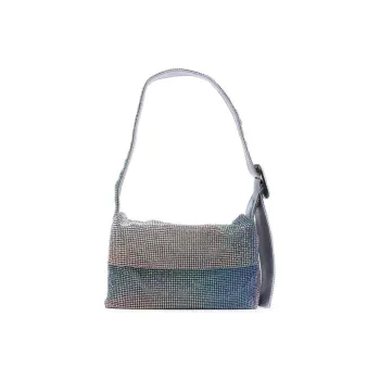 BENEDETTA BRUZZICHES Rhinestone Crossbody Bag Shoulder Bag Women's Purple