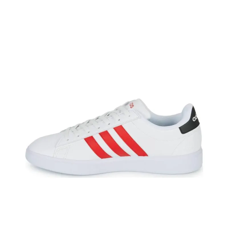 Adidas Grand Court 2.0 Cloud White Better Scarlet Core Black-0