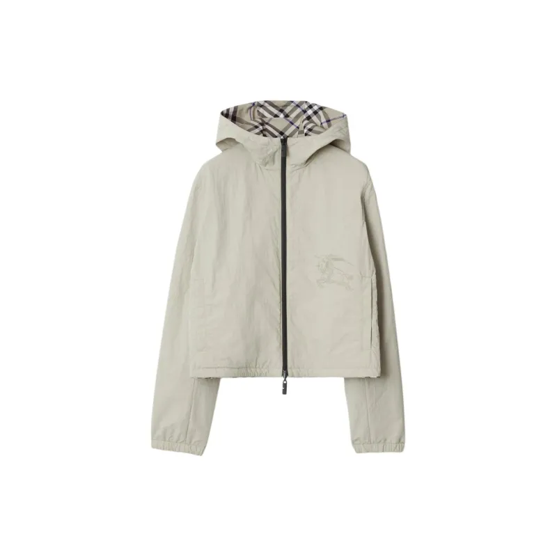 Burberry Reversible Cropped Check Jacket-2
