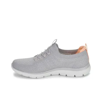 Skechers Summits Anti Slip Wear Resistant Low Top Casual Shoes Women's Gray