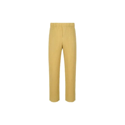 ISSEY MIYAKE Casual Pants Men Mustard Yellow