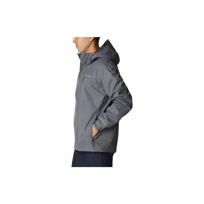 Columbia Hikebound Rain Jacket City Jackets Coats Men's Gray-2