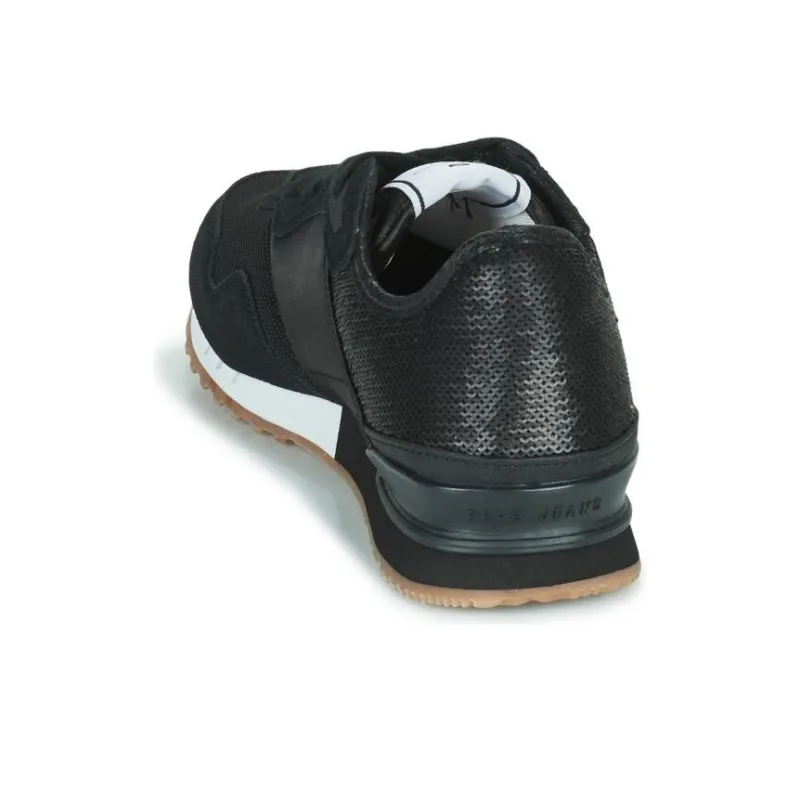 Pepe Jeans London Abrasion Resistant Low Top Casual Shoes Women's Black-8