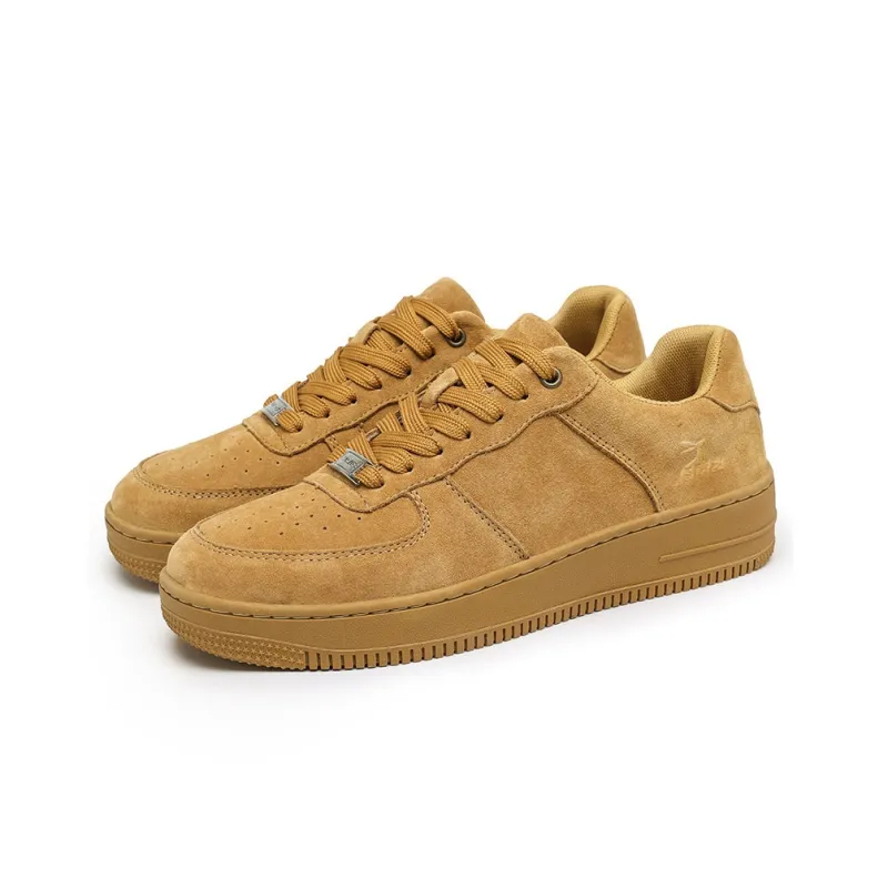 Kangaroo Head Wear Resistant Low Top Skateboard Shoes Unisex Yellow-2