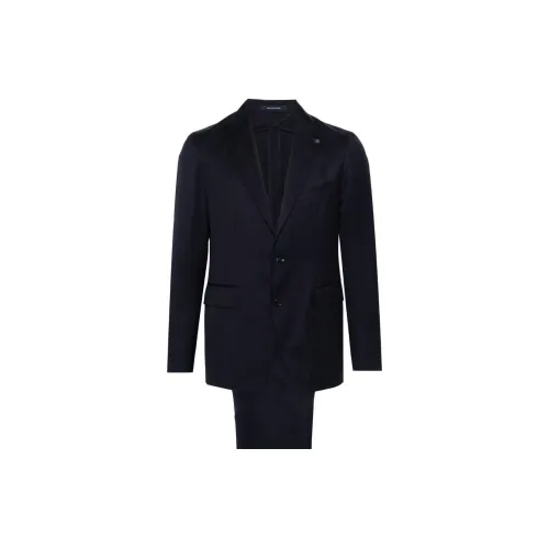 Tagliatore Single-breasted Striped Wool Suit