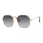 Gold Frame with Gradient Gray Lens