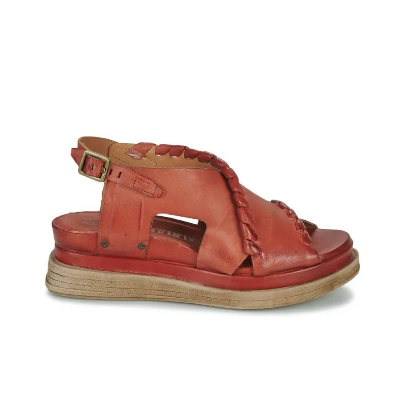 AirStep LAGOS 2.0 COUTURE One Strap Sandals 6cm Women's Red-7