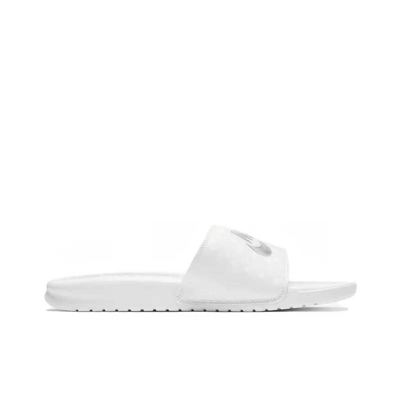 Nike Benassi Jdi 'White Silver' Women's-1