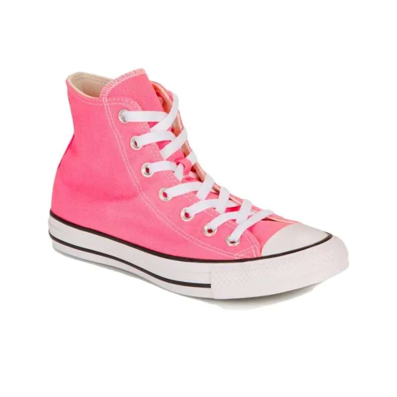 Converse Chuck Taylor Hi All Star Abrasion Resistant Cushioning High Top Canvas Shoes Unisex Pink-2
