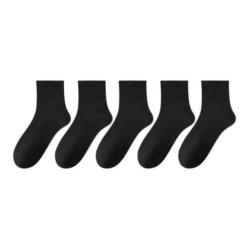 MIIOW Mid-Calf Socks Men's 5 Pack