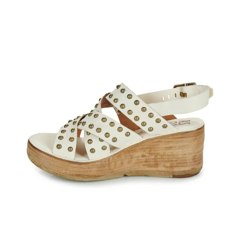 AirStep NOA STUD Roman Sandals Women's White-9