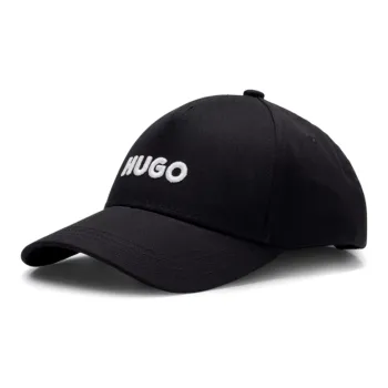 HUGO BOSS Cotton Fabric Baseball Caps Men's Black