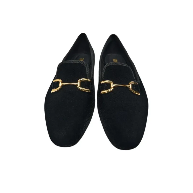 ZARA Loafers Women's Black-2