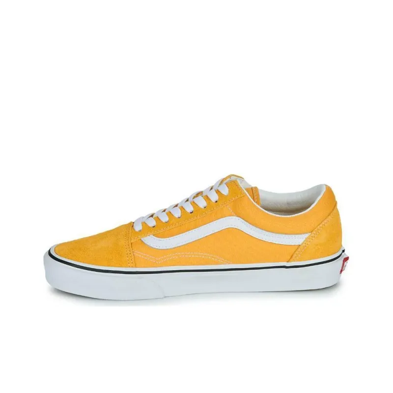 Vans Old Skool Collection Cushioning, Wear Resistant Low Top Skateboard Shoes Unisex Yellow-0