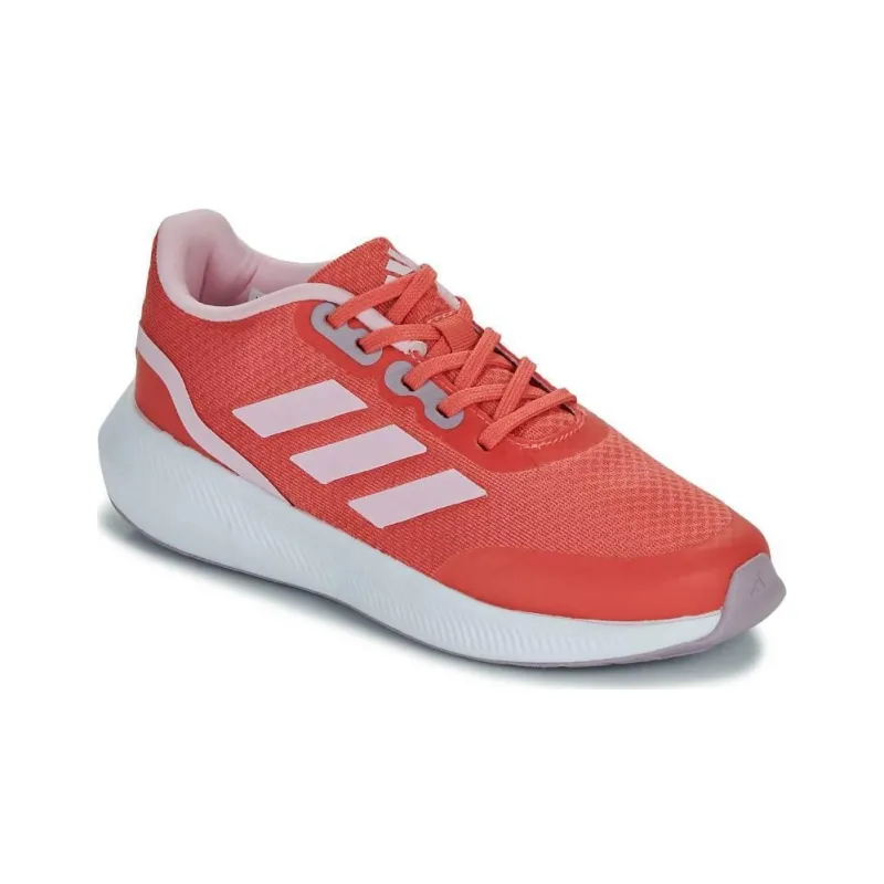 Adidas Runfalcon 3.0 Anti Slip Wear Resistant Low Top Running Shoes Women's Pink-3