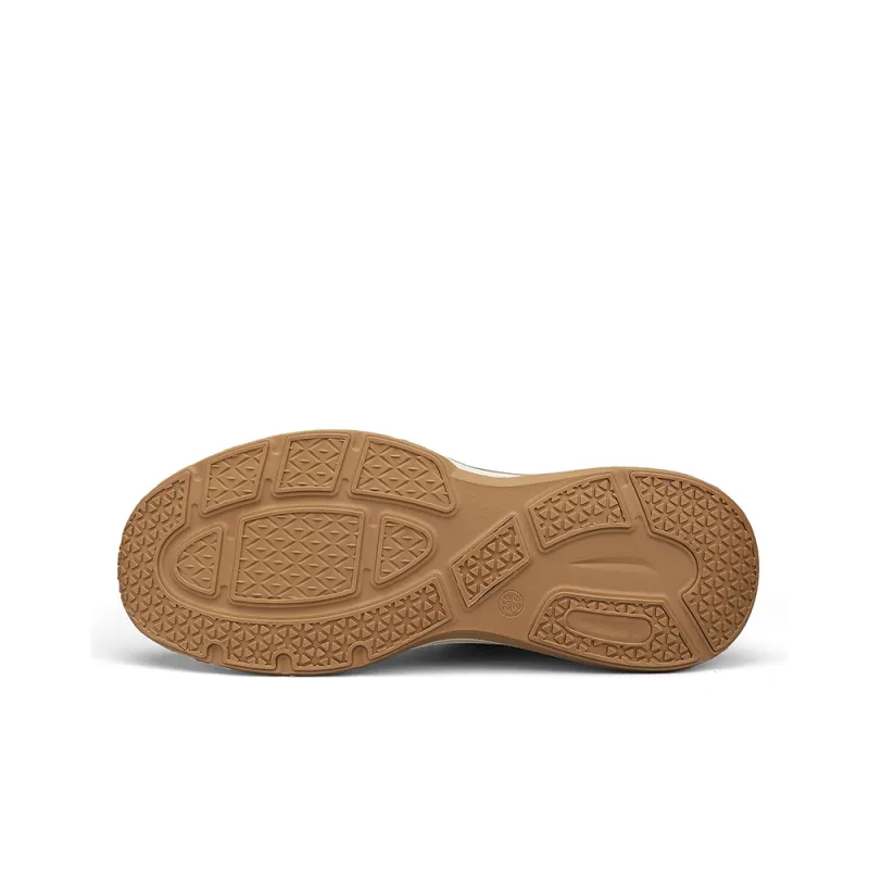 Warrior Low Top Running Shoes Men's Beige Khaki-4