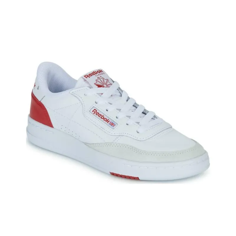 Reebok Court Peak Cushioning Wear Resistant Low Top Skateboard Shoes Women's White-3