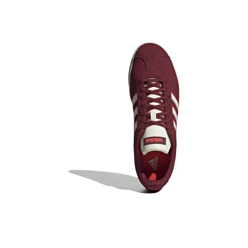 Adidas Vl Court Lifestyle Skateboarding Suede Shoes 'Red'-3