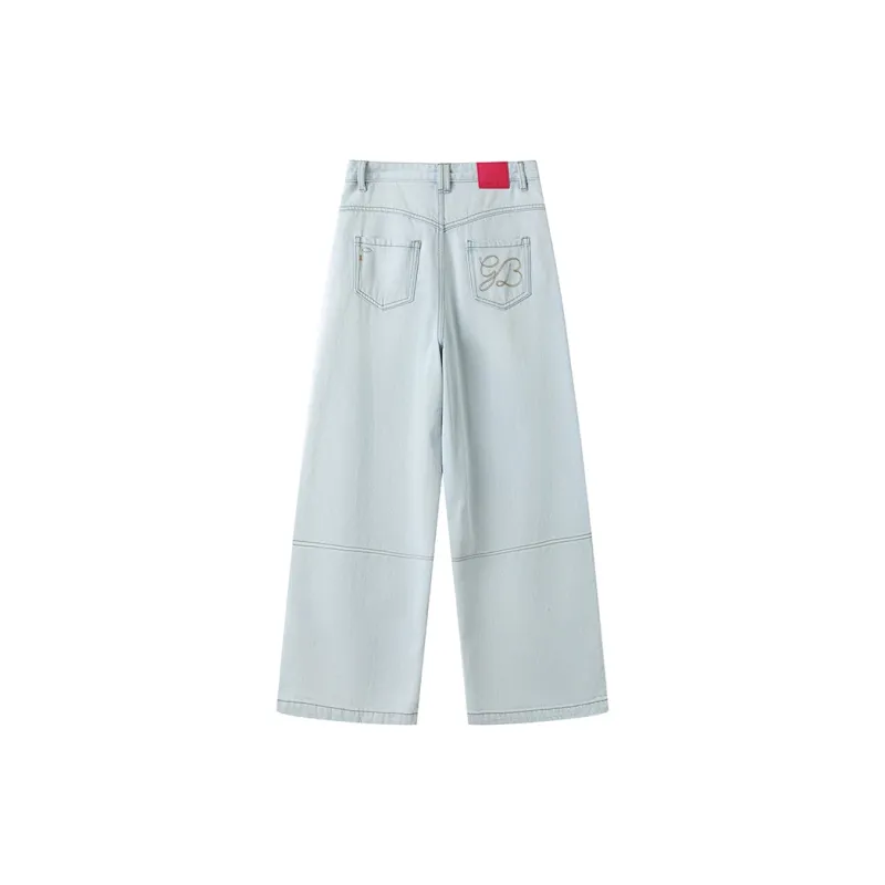 GREEN BELT Jeans Women's Light Blue-1