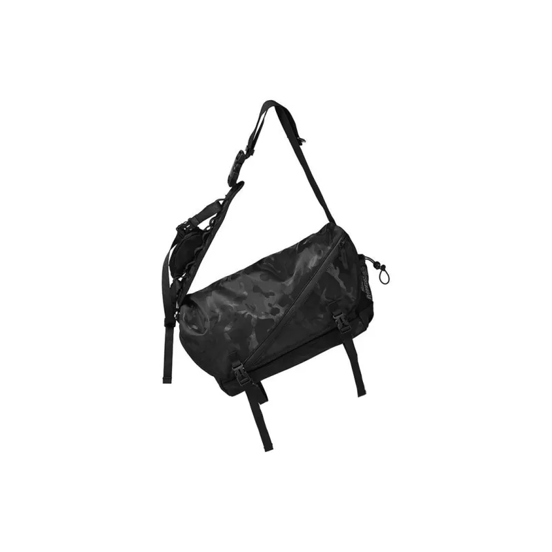 NINE NAIL Water Resistant Oxford Casual Messenger Bag Shoulder Bag Crossbody Bag Regular Unisex Camouflage Black-1