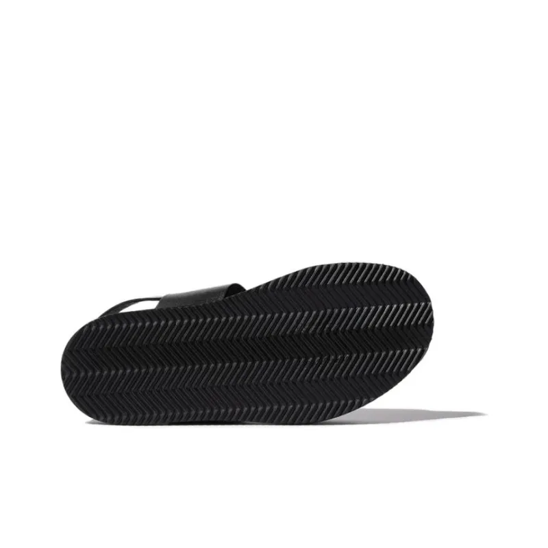 HERMES Corentin Beach Sandals Men's Black-4