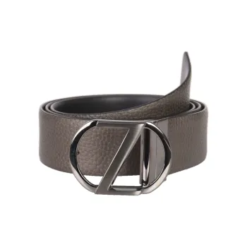 Zzegna Leather Belts Men Brown
