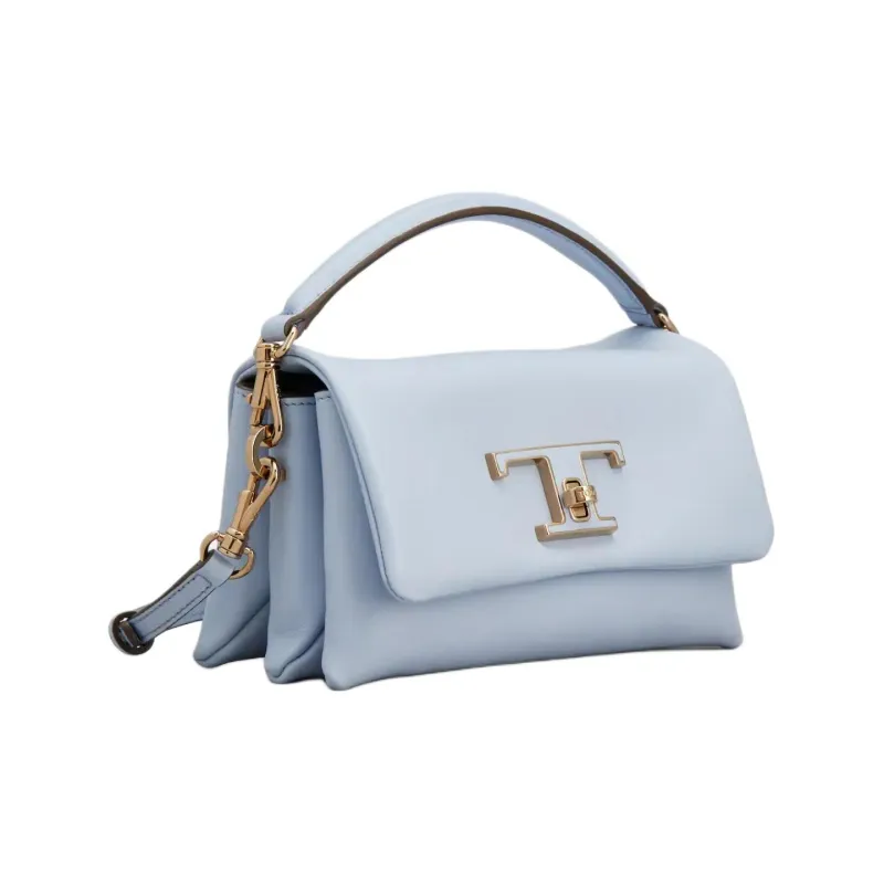 TOD'S T Timeless Foldover Top Shoulder Bag-1
