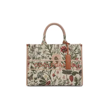 BELLE Fabric Tote Bag Shopping Bag Handbag Large Size Women's Floral