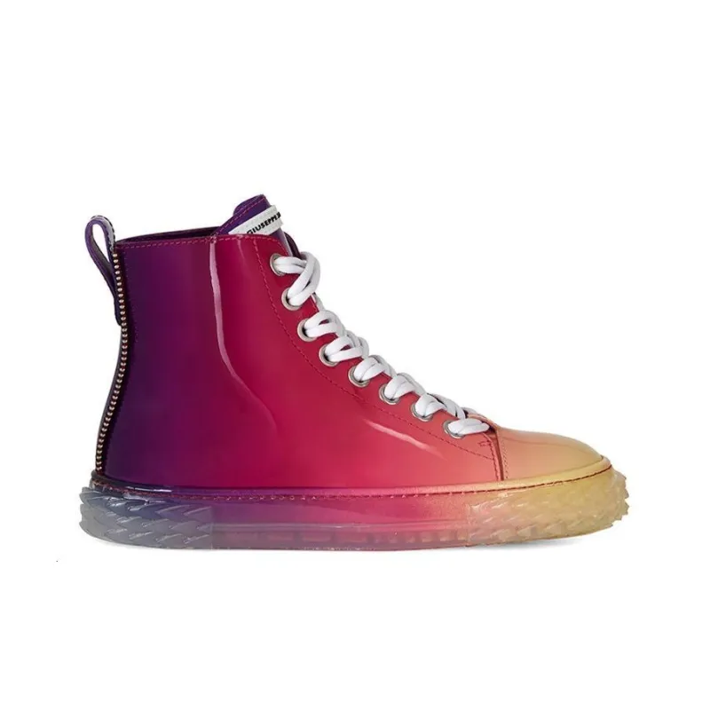 Giuseppe Zanotti/GZ Blabber High Top Skateboard Shoes Women's Gradient Red-1