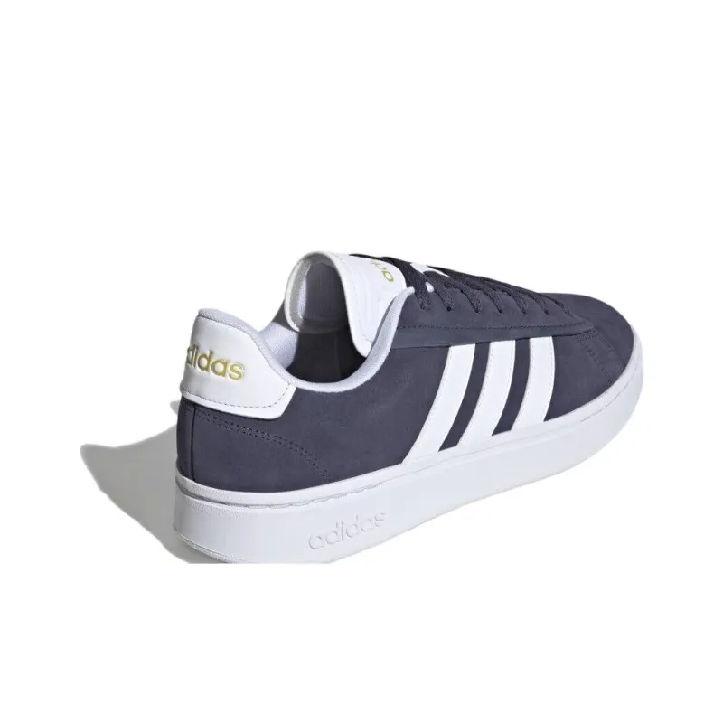 Adidas Grand Court Alpha Shadow Navy Cloud White Gold Metallic-3