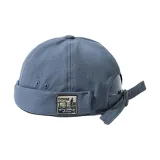 DENIM Flat Cap-Blue