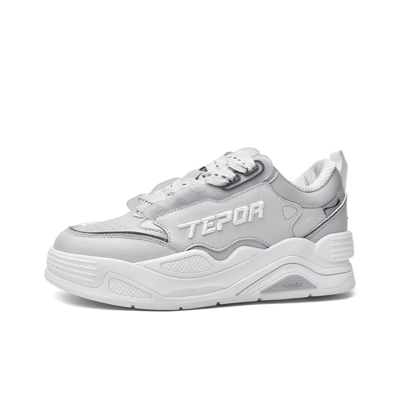 TEPOR Anti Slip Wear Resistant Low Top Skateboard Shoes Unisex-12