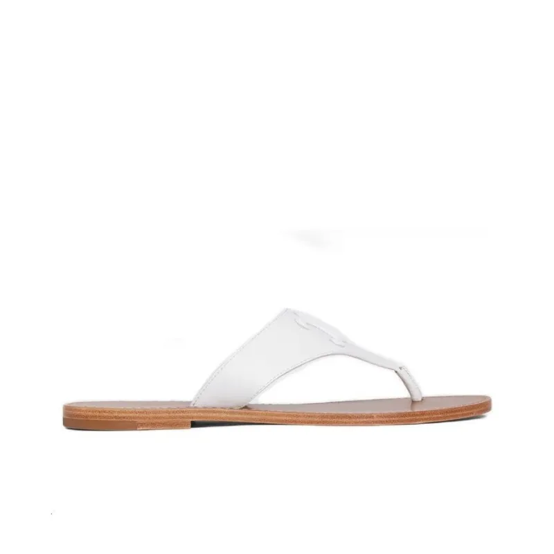 CELINE Triomphe Stylish Sandal Women's White-1