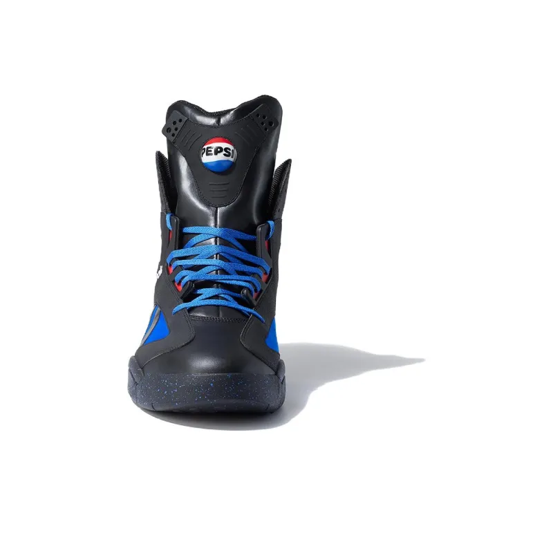 Reebok Shaq Attaq Cushioning Anti Slip And Wear Resistant High Top Vintage Basketball Shoes Men's Black Blue Red-2