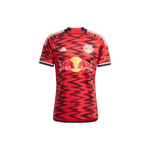 Adidas New York Red Bulls Soccer Jerseys Men University Red