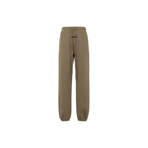 Fear Of God Essentials Knitted Sweatpants Unisex Wood Coffee Color