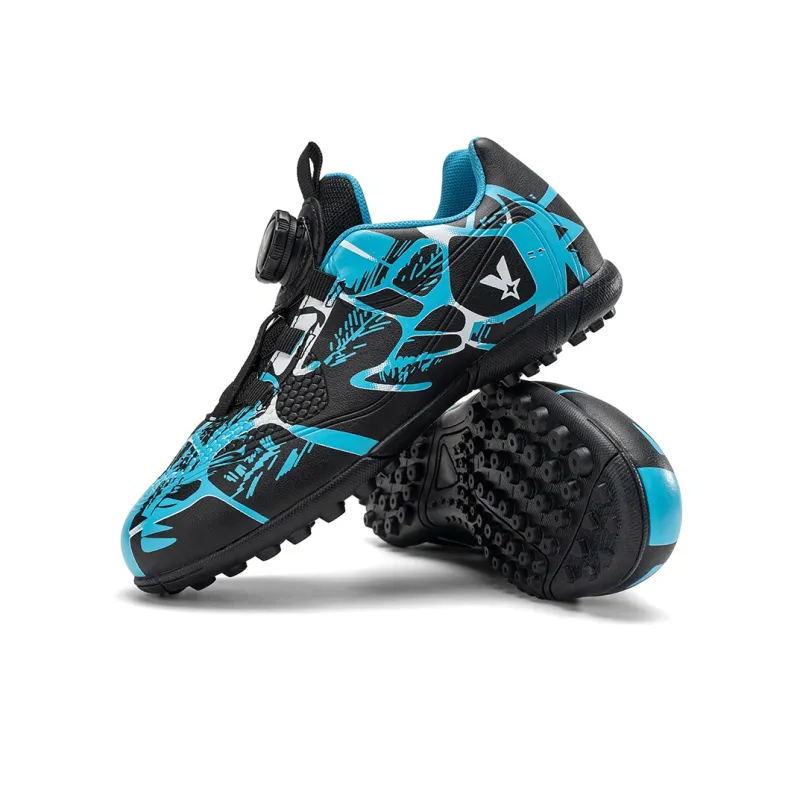 Double Dice TF Rubber Broken Studs Soft Ground, Artificial Ground Anti Slip Wear Resistant Soccer Shoes Unisex-4
