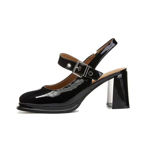 POOQ One-Strap Sandals Women's