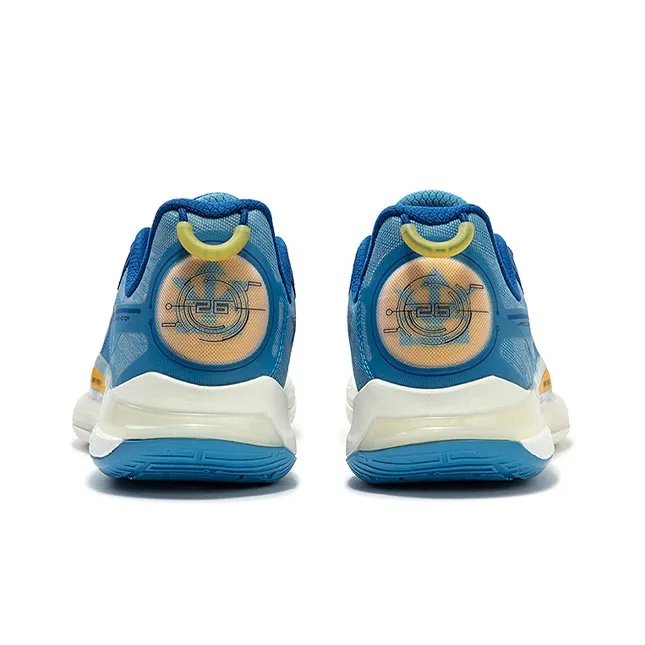 361° DVD2 Cushioning Anti Slip Wear Resistant Breathability Low Top Basketball Shoes Men's Blue-3