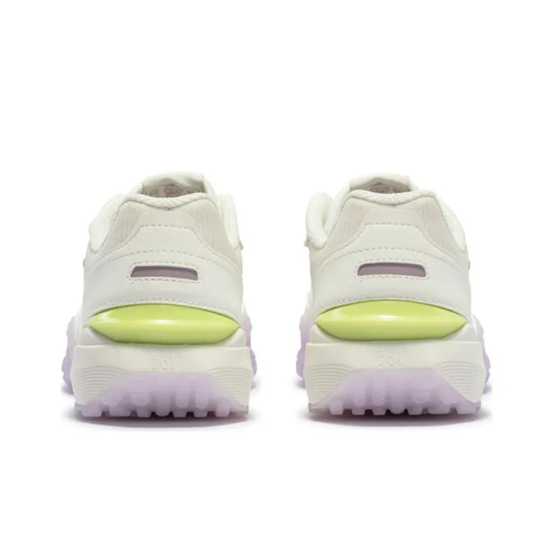 361° Cushioning Wear Resistant Low Top Casual Shoes Women's White Purple-3