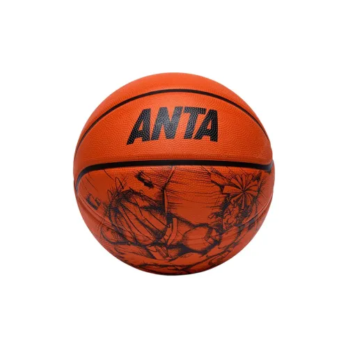 Anta PU Basketball Vibrant Orange Size 7 Ball Training Unisex