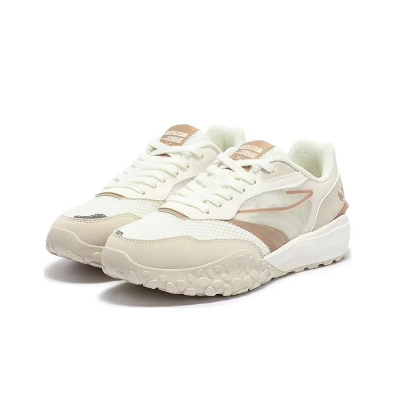 361° Cushioning Wear-Resistant Low-Top Casual Shoes Women's Ecru-2